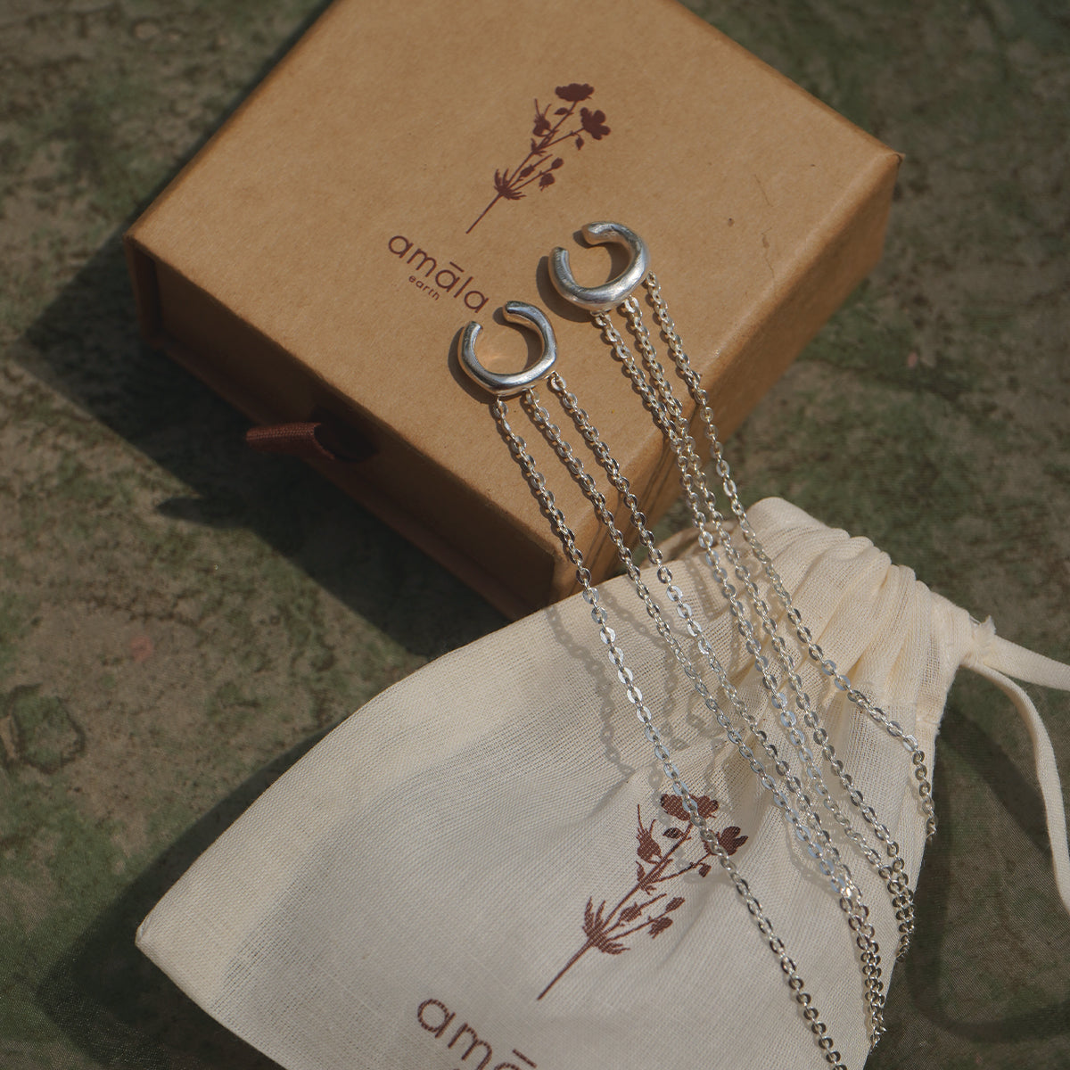 Dew drop Earchain - Silver