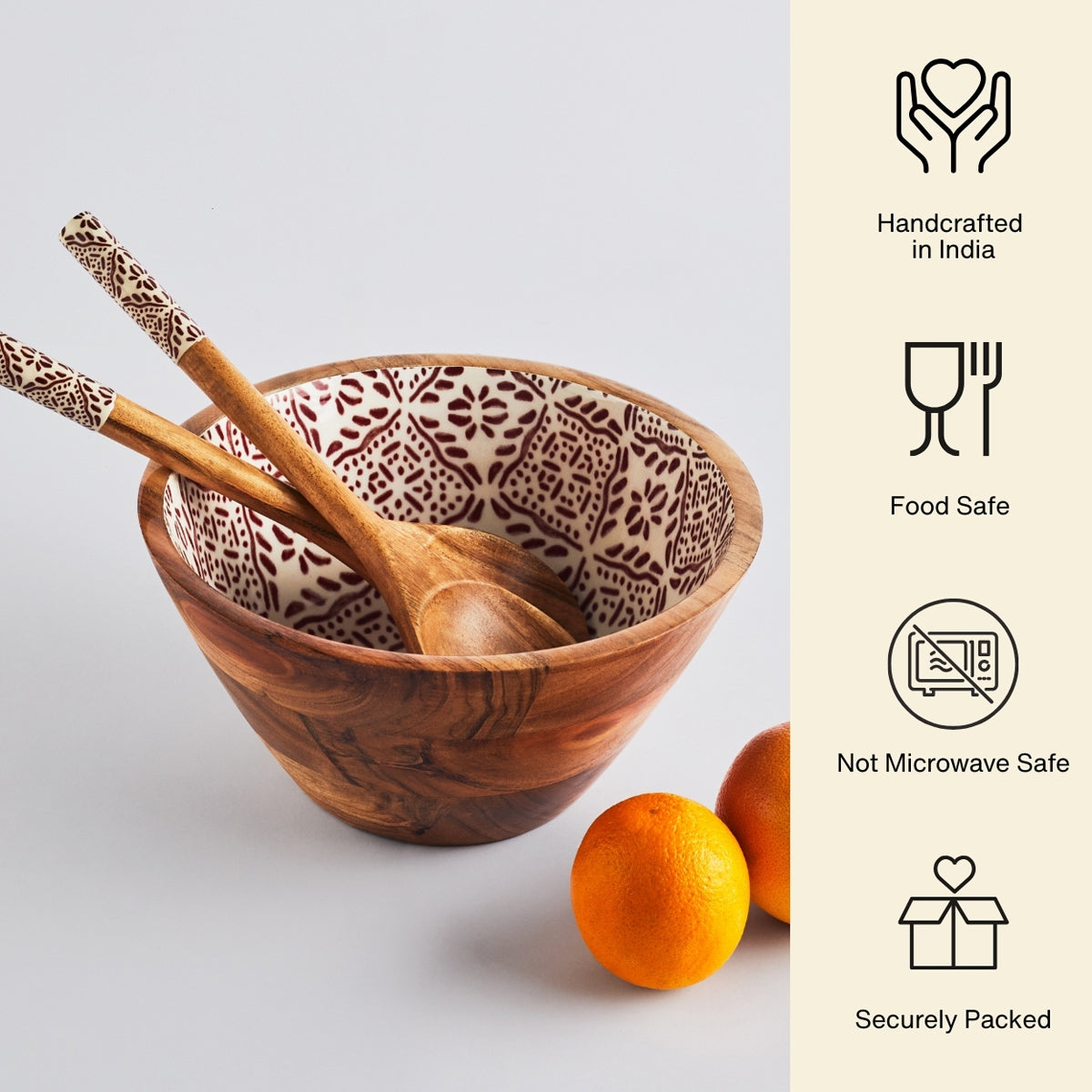 Tuli Wooden Salad Servers