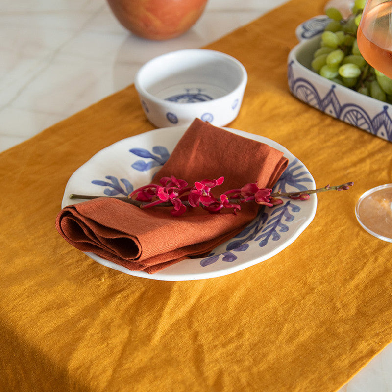 100% Linen Table Runner | Tan