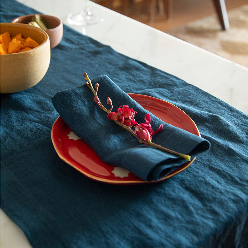 100% Linen Table Napkin | Indigo | Set of 4