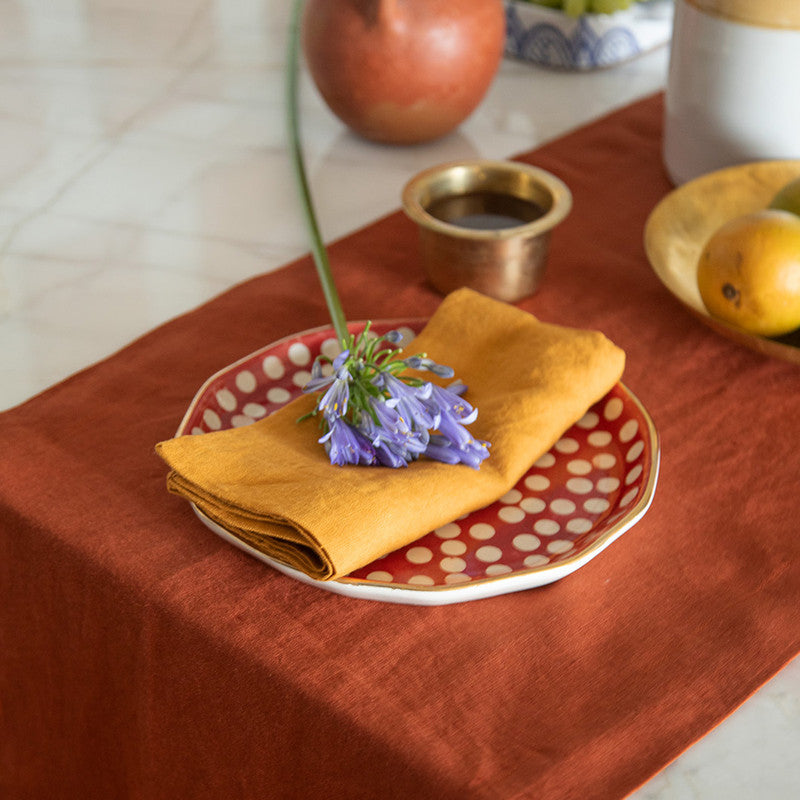 100% Linen Table Napkin | Yellow | Set of 4