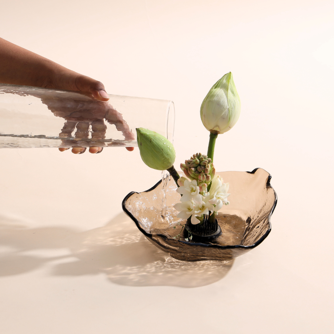 Lava Glass Bowl Small | Dusk Brown