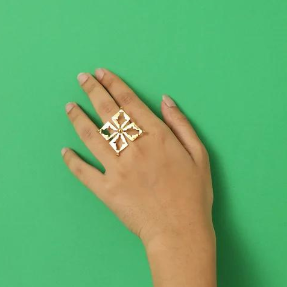 Brass Ring | 18K Gold Plated