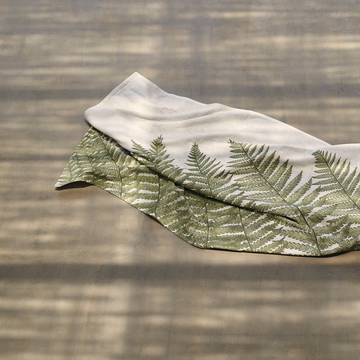 Fern Print | Cotton Bamboo | Hammam Terry | Towel