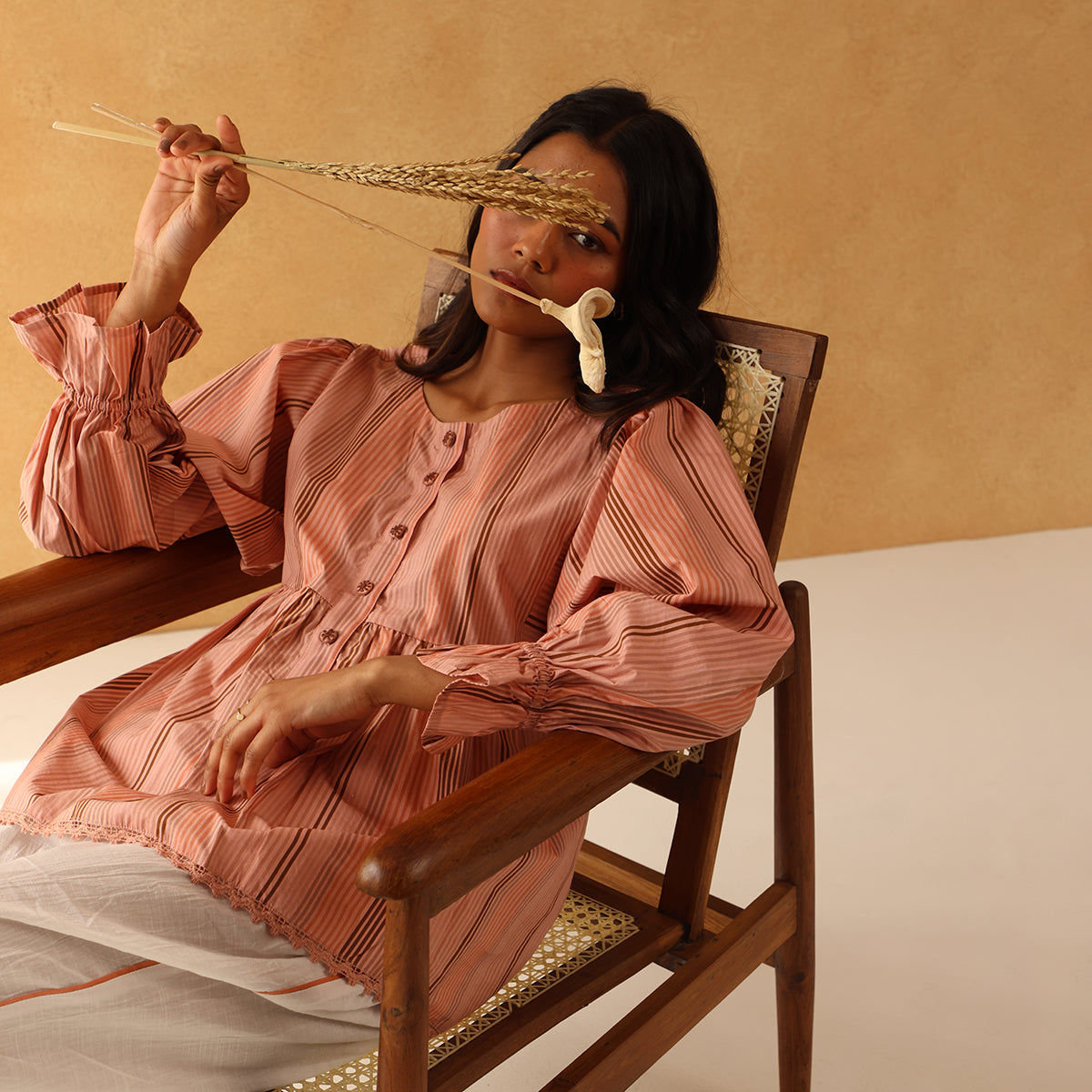 Wular Top - Cinammon