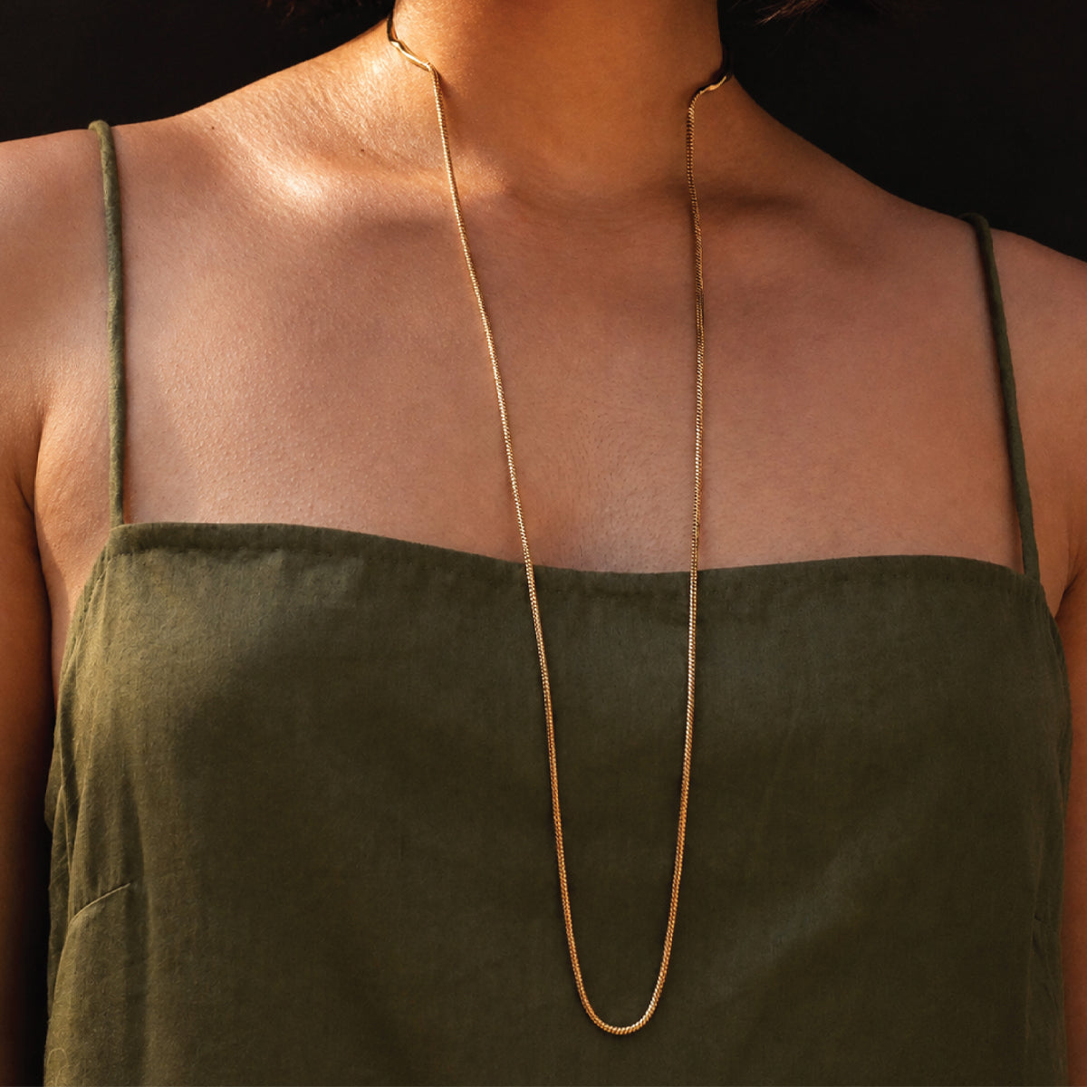 Humming Necklace - Brass