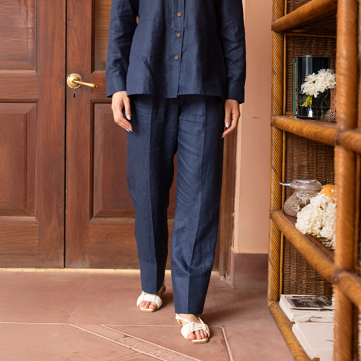 100% Hemp Pants - Navy