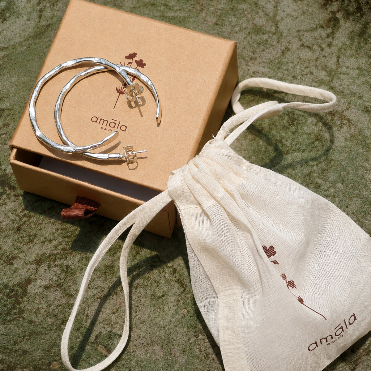 Halo Hoops (Large) - Silver