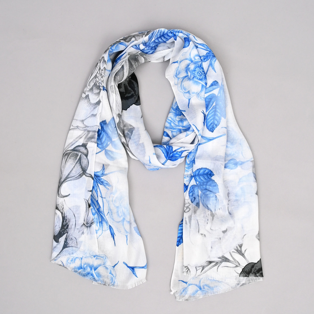Frosted Petals Bamboo Modal Stole