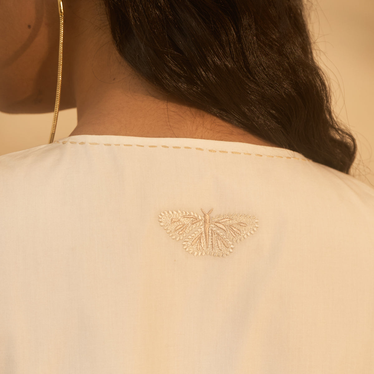 Wildflower Wrap Top - Ivory