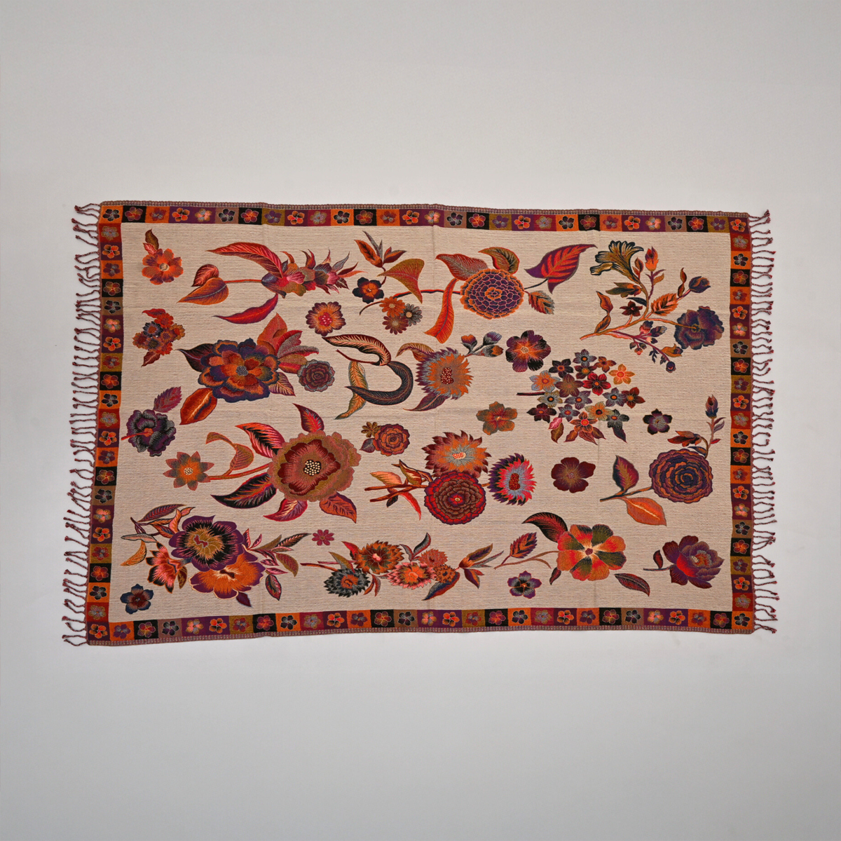 The Amber Bloom Throw