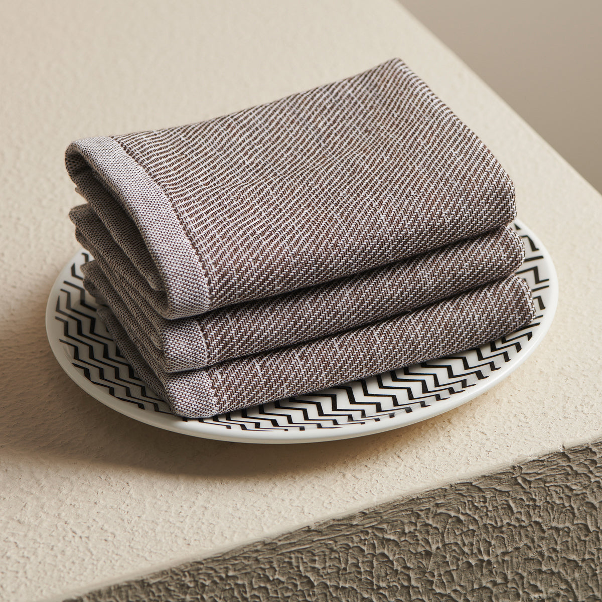 Earth Stucco | Cotton Bamboo | Hammam Terry | Towel