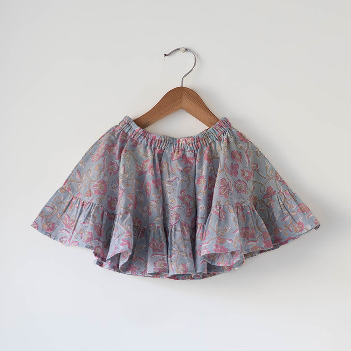 Flutter Sky Blue Butterfly Halter Top Skirt Co-Ord