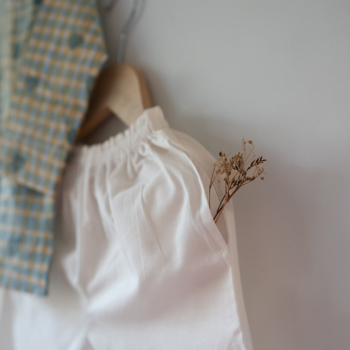 I Want To Be Like Grandpa Kurta Pajama Set In Blue Baked With Love Print