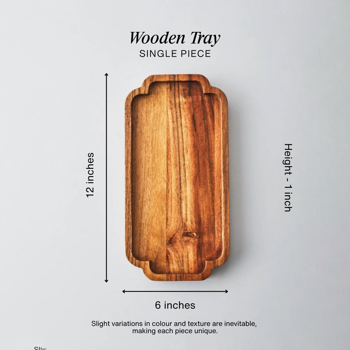 Wooden Tray (Natural)