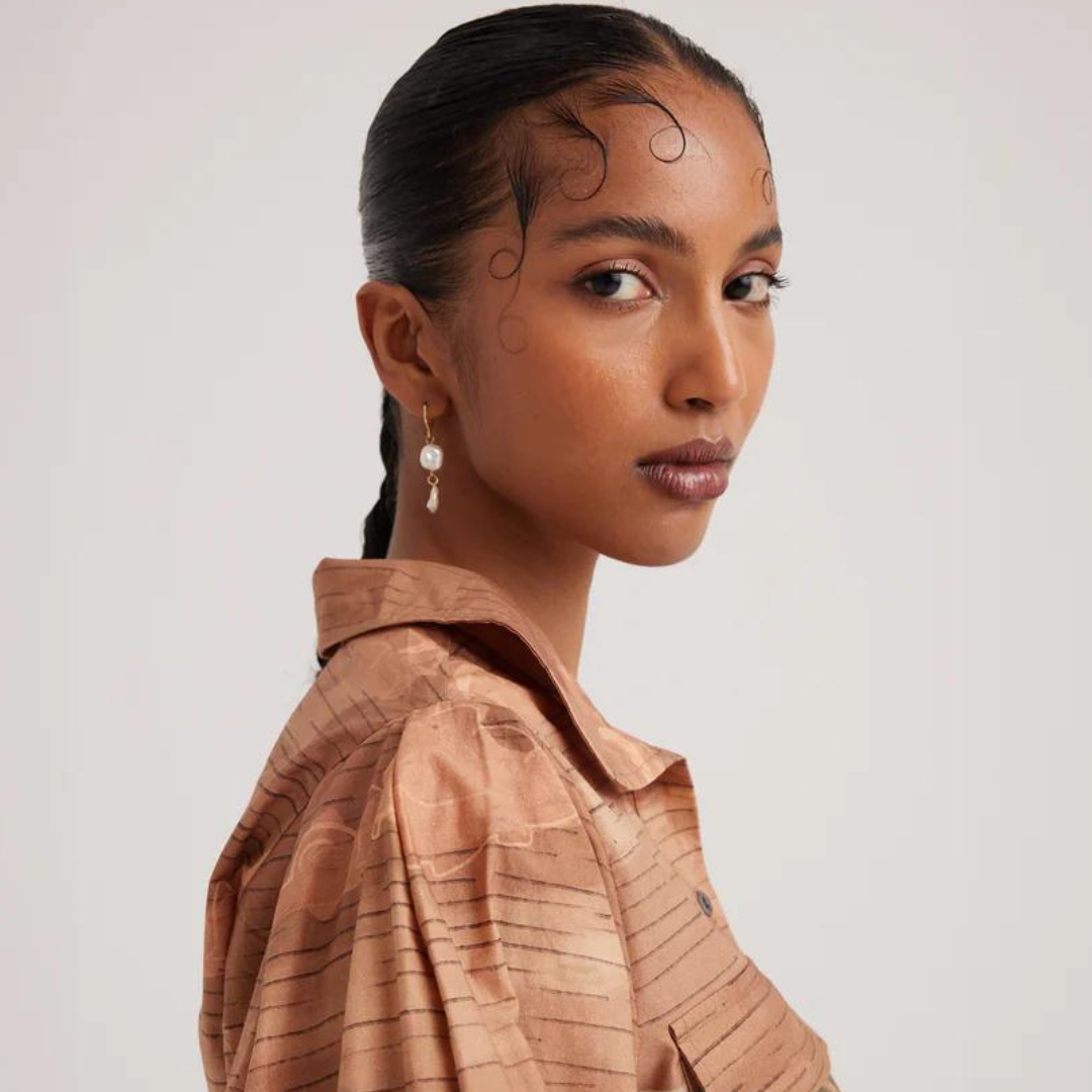 Poplin Belted Short Dress