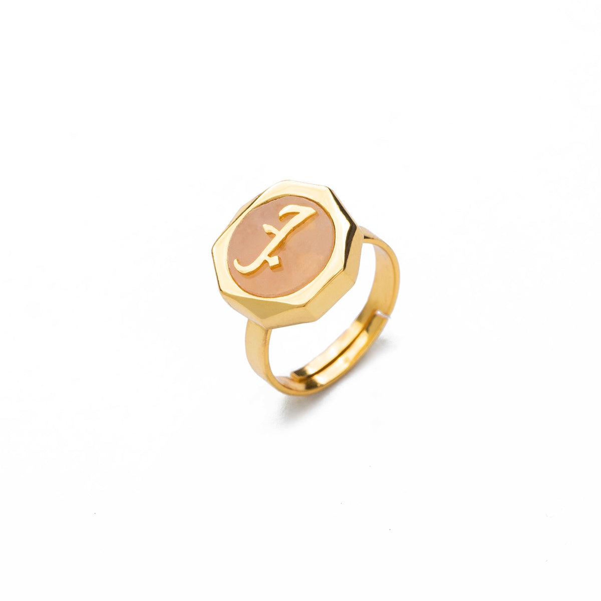 Love Rose Quartz Ring - Adjustable