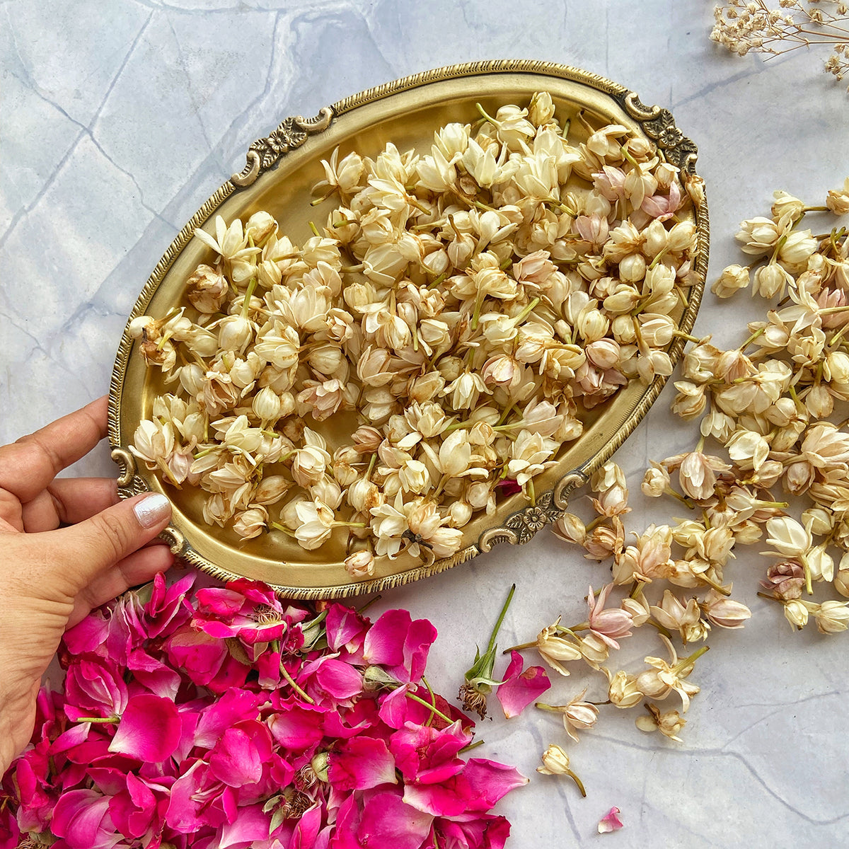 Brass Serving Tray | Gold | 10 inches