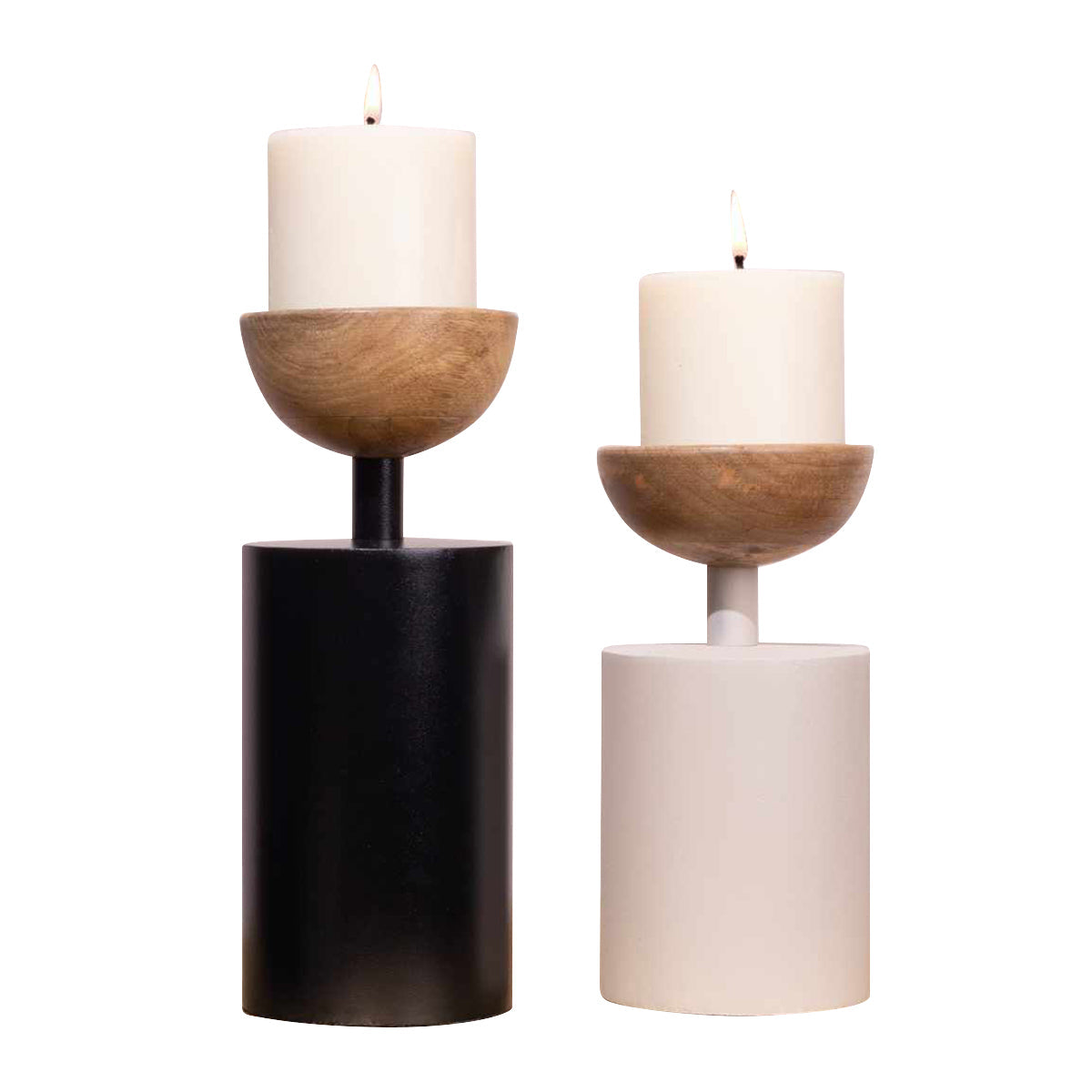 Pillar Candle Holder| Set of 2