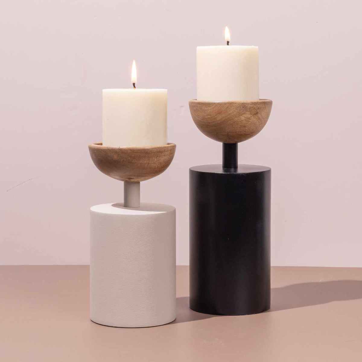 Pillar Candle Holder| Set of 2
