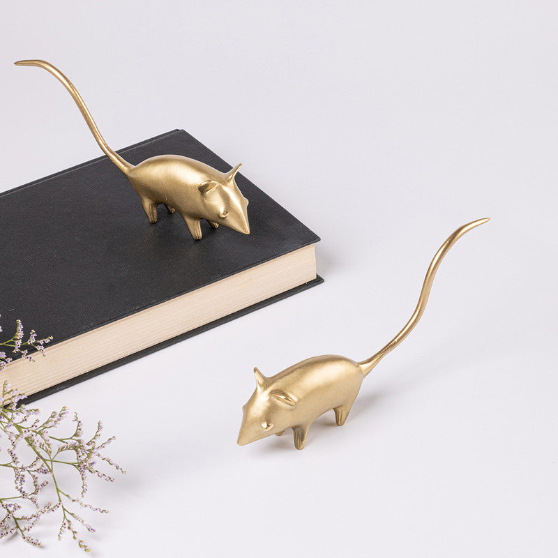 Brass Mouse Paper Weight