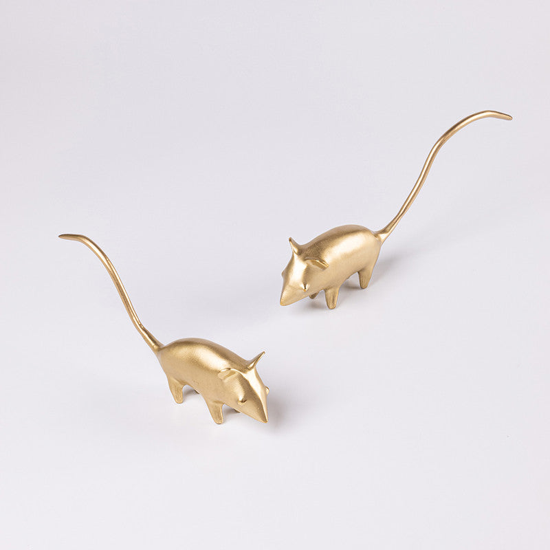Brass Mouse Paper Weight