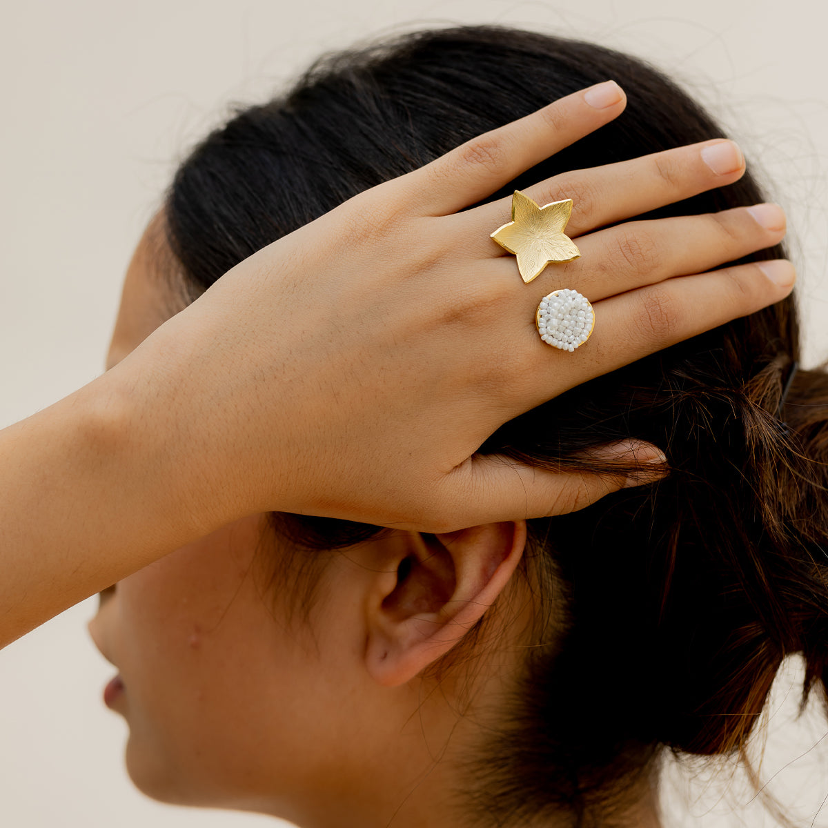 Flower and Bud Ring-Adjustable