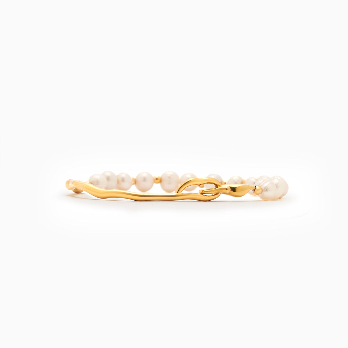 18KT Gold Plated Aura Pearl Bracelet