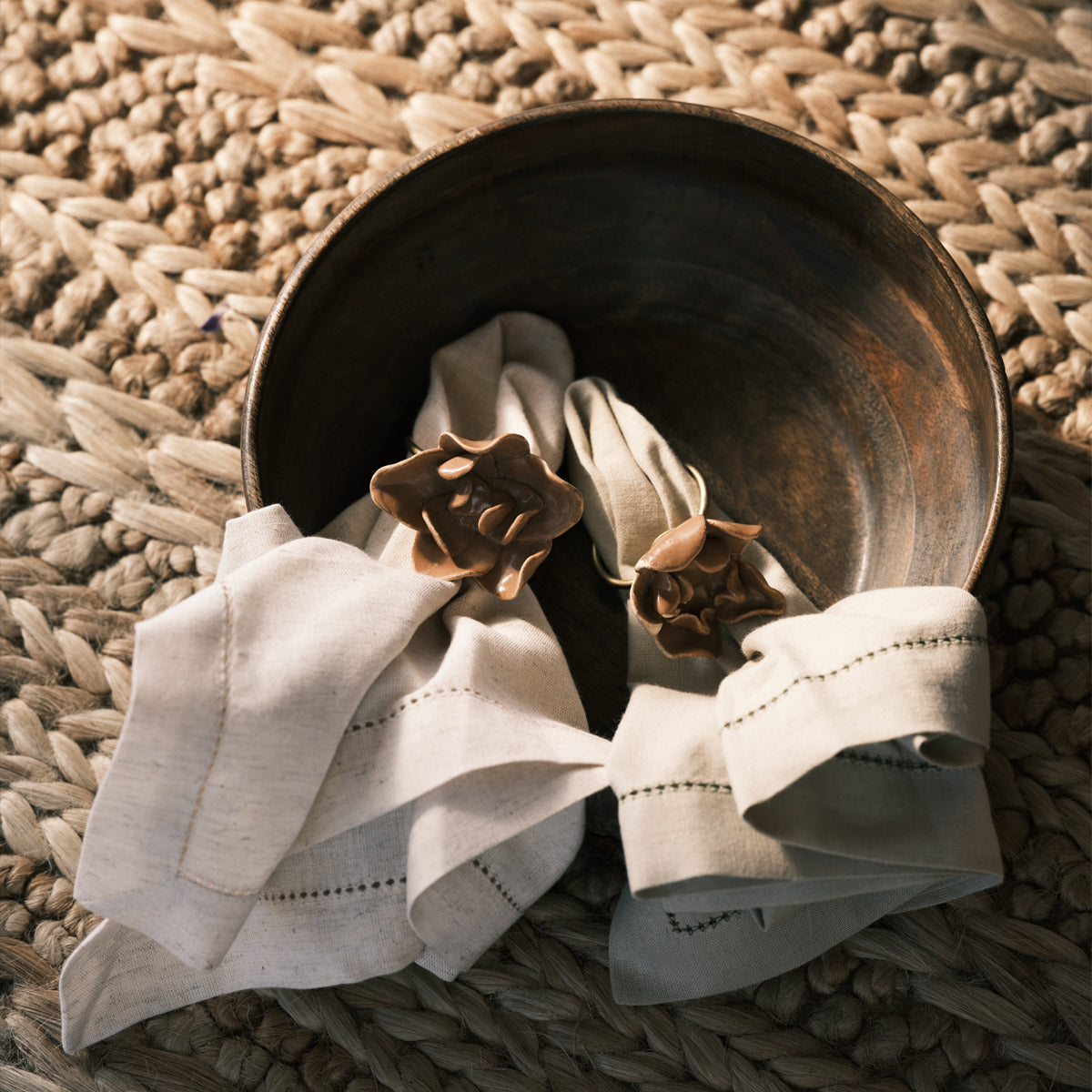 Petal Napkin (Set of 4) - Beige