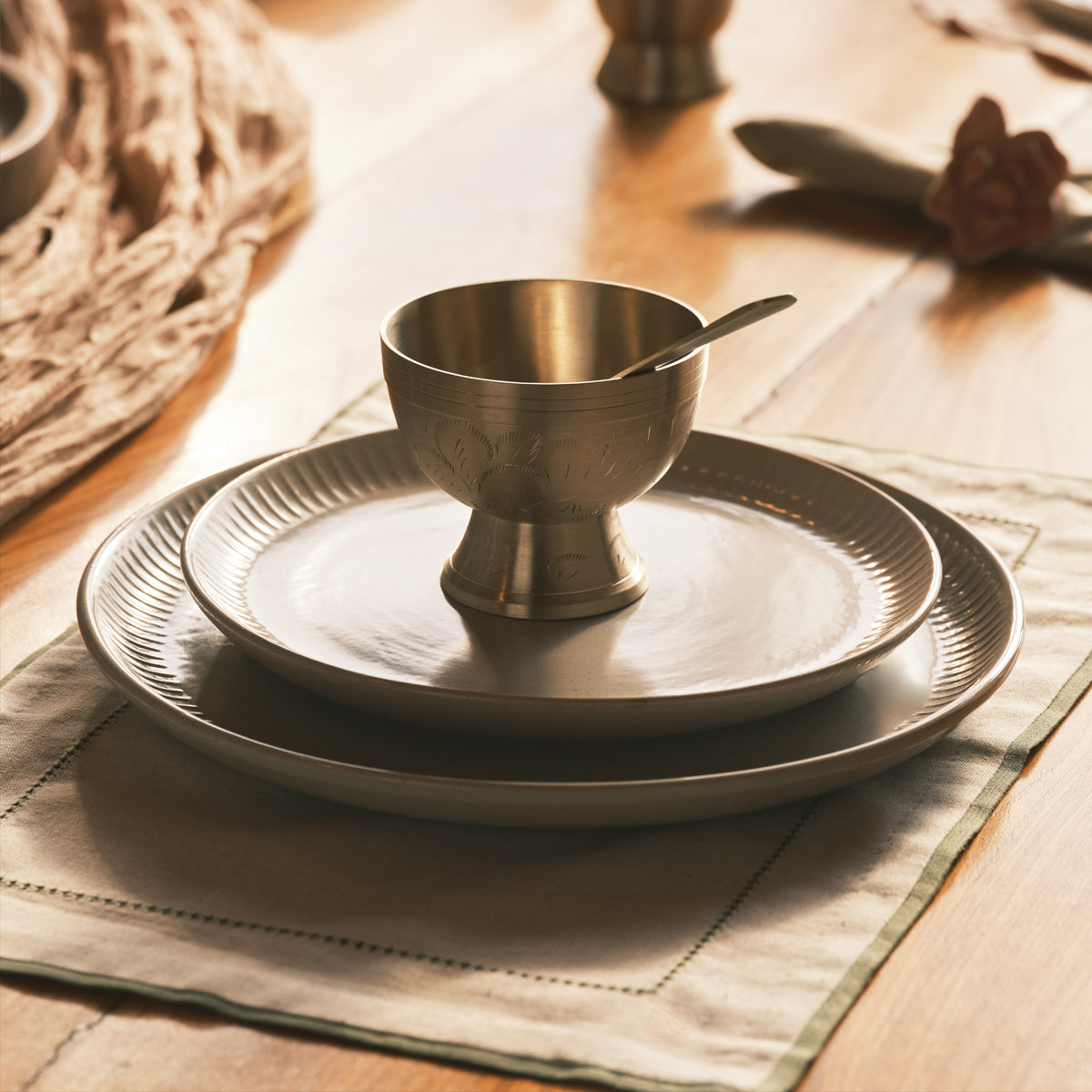 Dew Placemat (Set of 2) - Natural