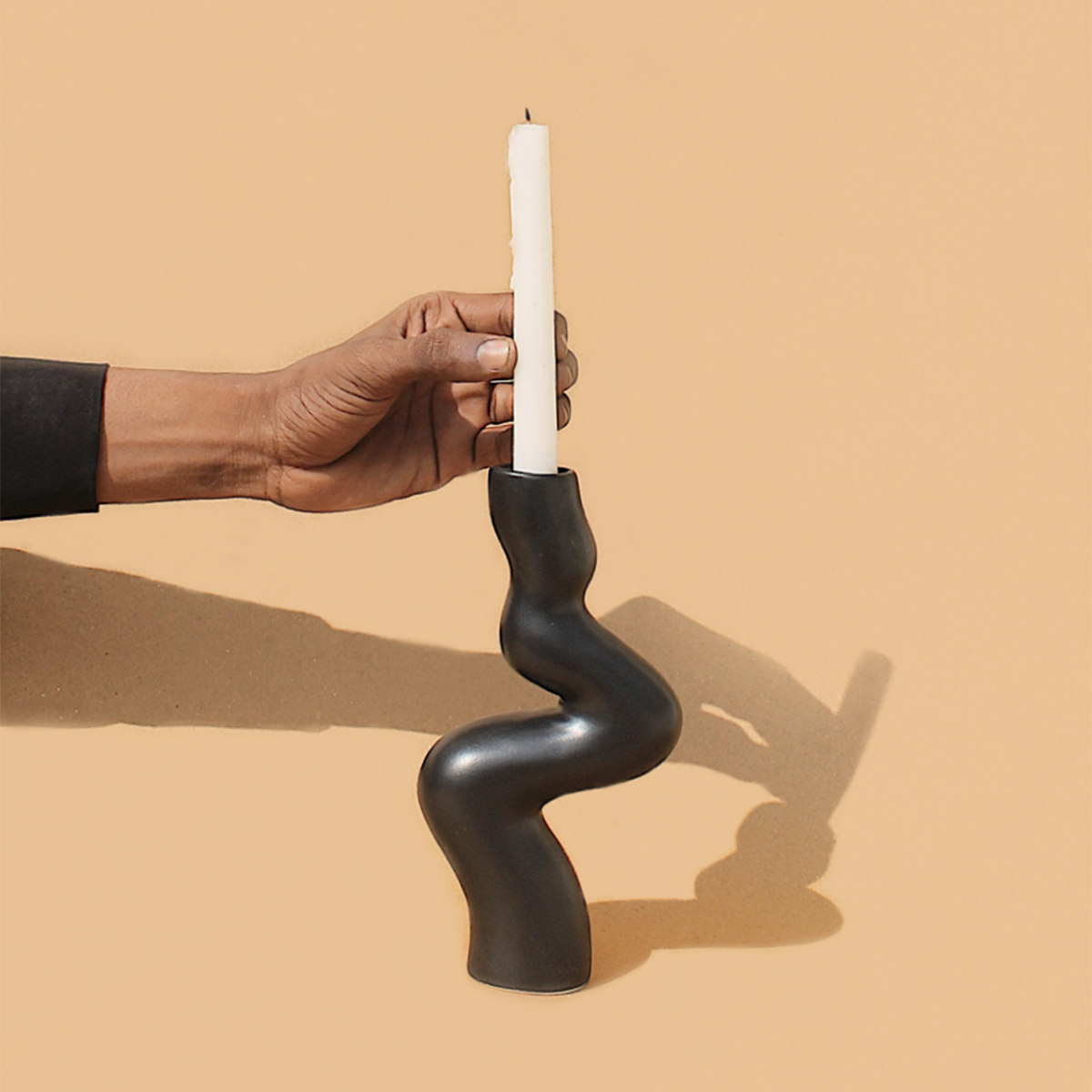 Zuki Ceramic Candle Holder