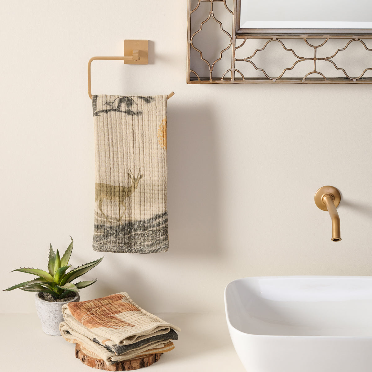 Savanna Sun | Cotton Gauze | Hand Towel