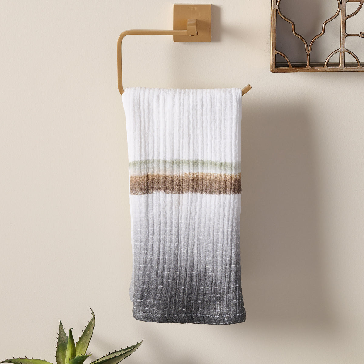 Savanna Rain | Cotton Gauze | Hand Towel
