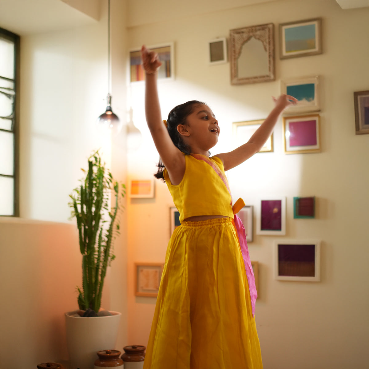 Basant Yellow Lehenga Choli