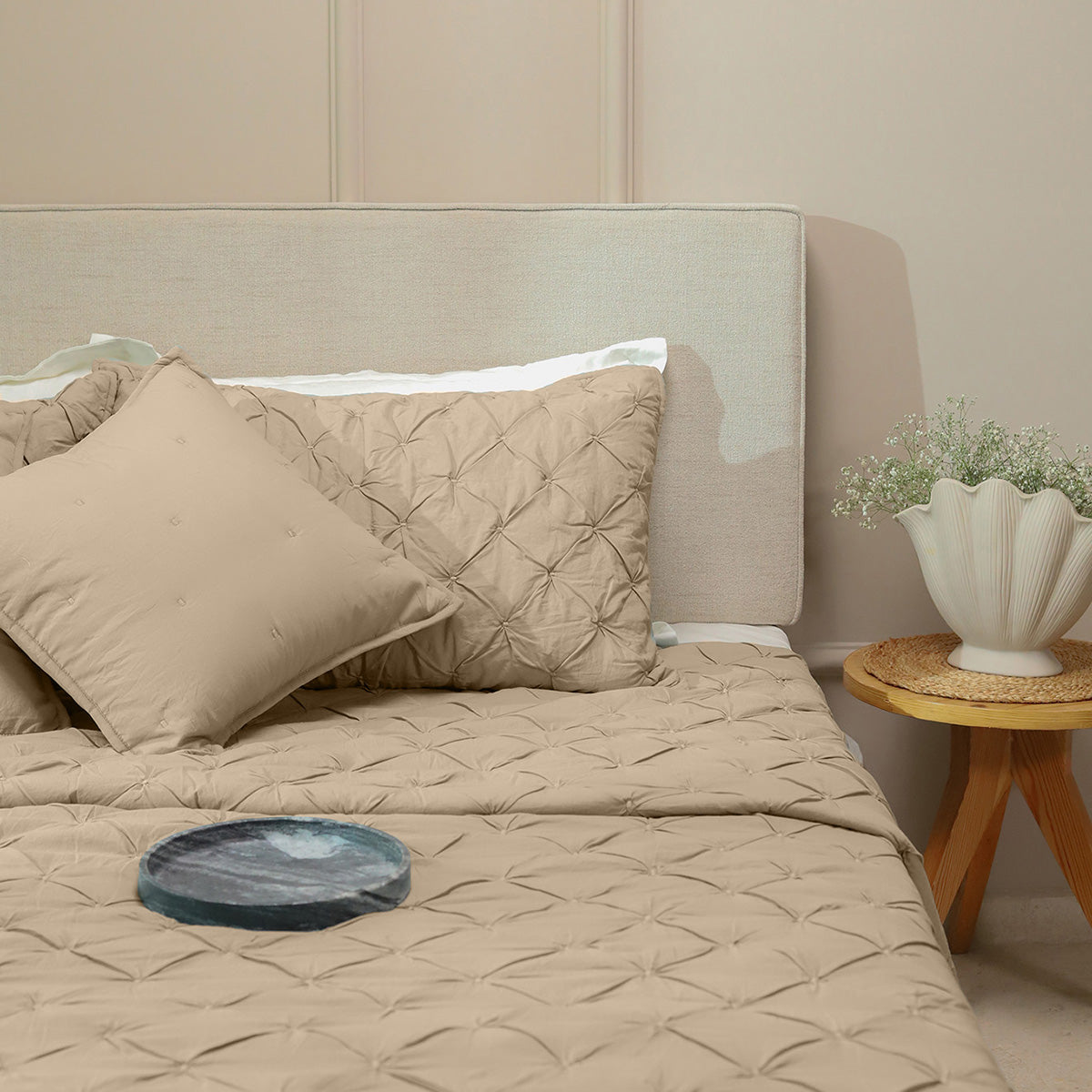 Starry Cumulus In Beige