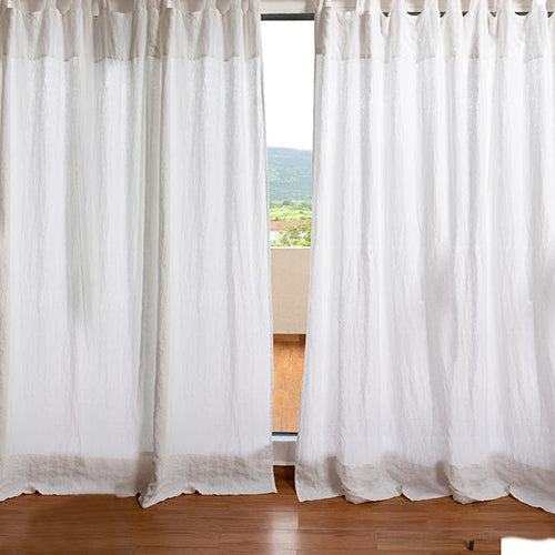 Linen Curtain | White