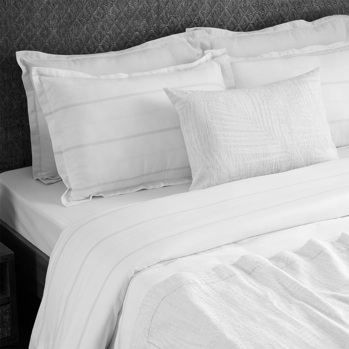 Sand Shadow | Cotton Bamboo | Chambray | Bedsheet