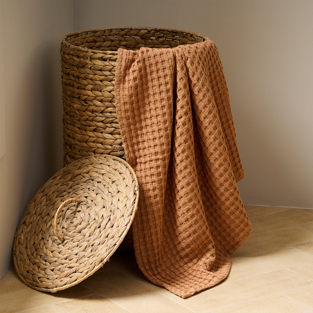 Chalk | Cotton | Waffle | XL Bath Towel