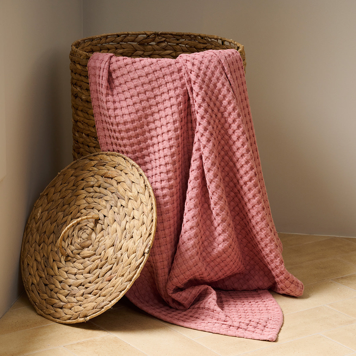 Chalk | Cotton | Waffle | Bath Towel