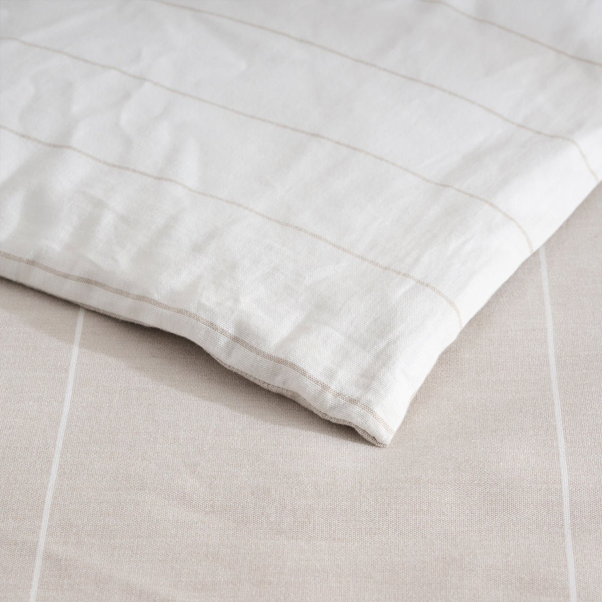 Feather Pin Pair | Cotton Bamboo | Chambray | Comforter