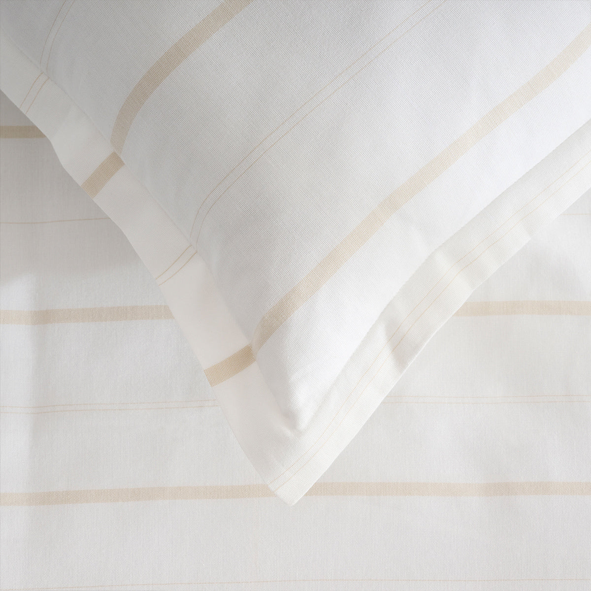 Sand Stripe | Cotton Bamboo | Chambray | Comforter