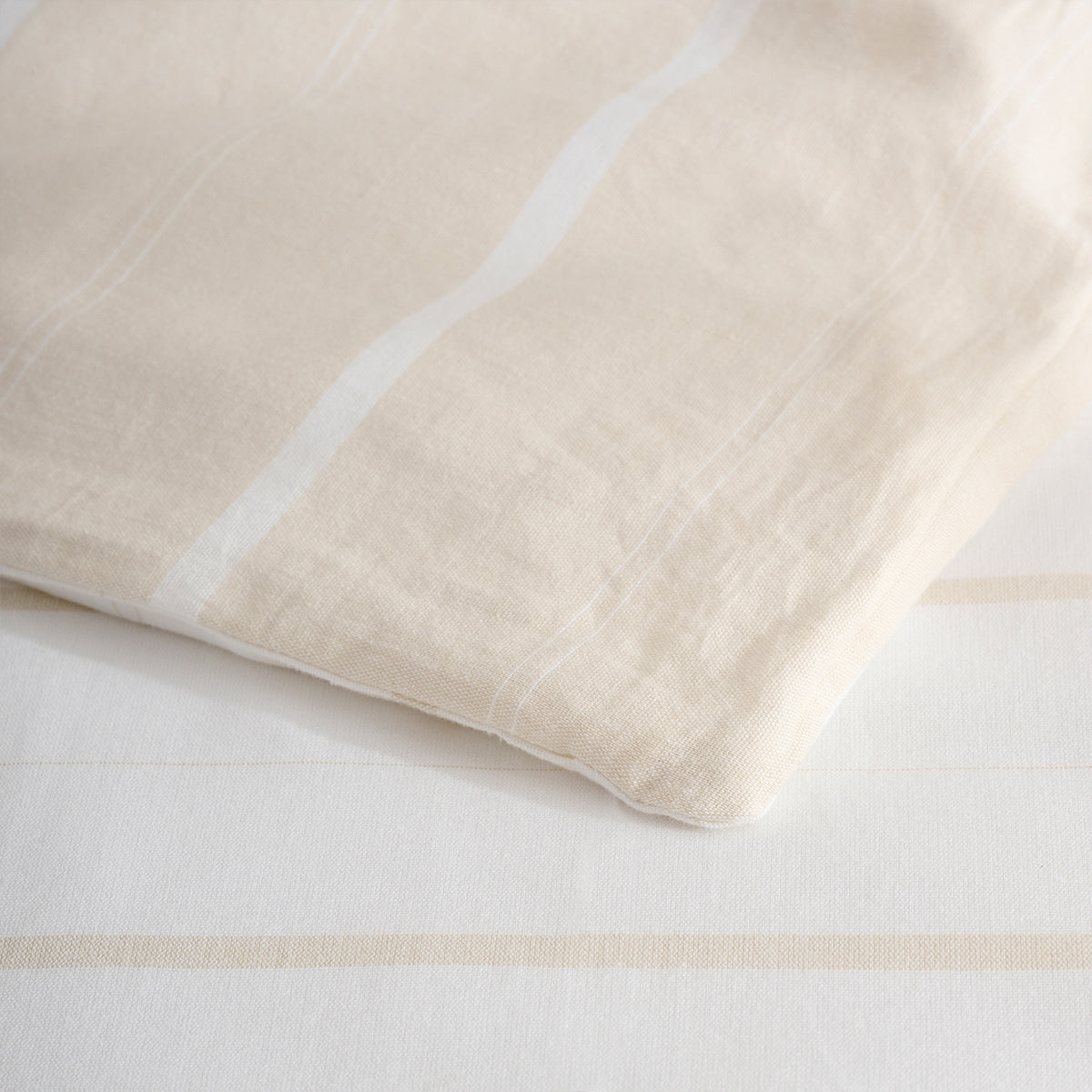 Sand Stripe | Cotton Bamboo | Chambray | Comforter