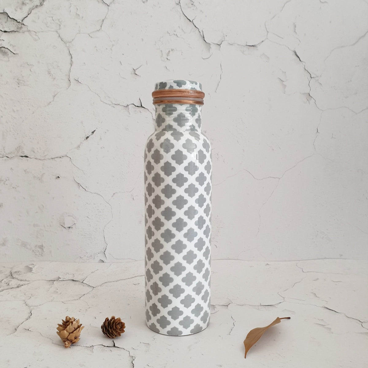 Copper Bottle 950ml - Moroccan Grey