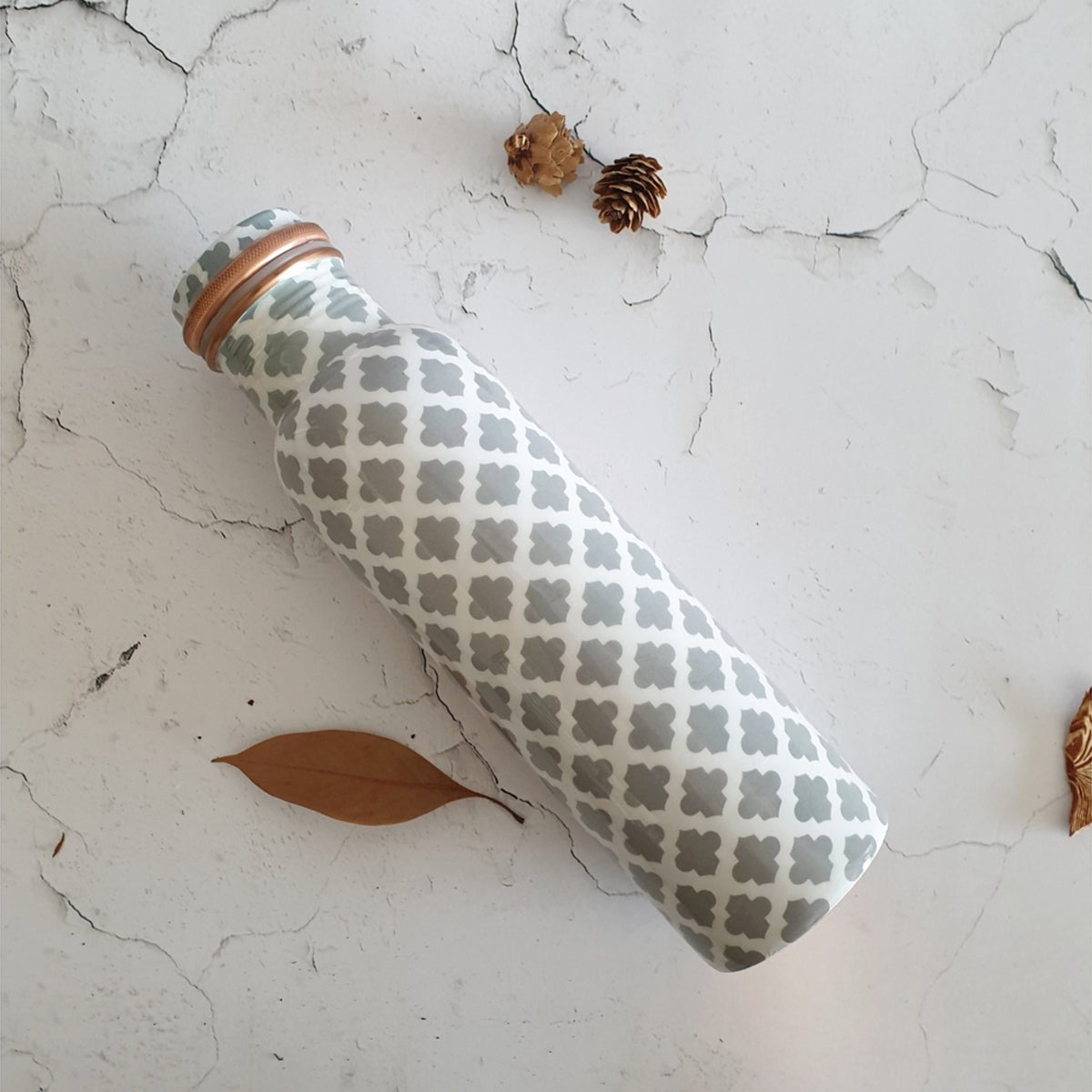 Copper Bottle 950ml - Moroccan Grey