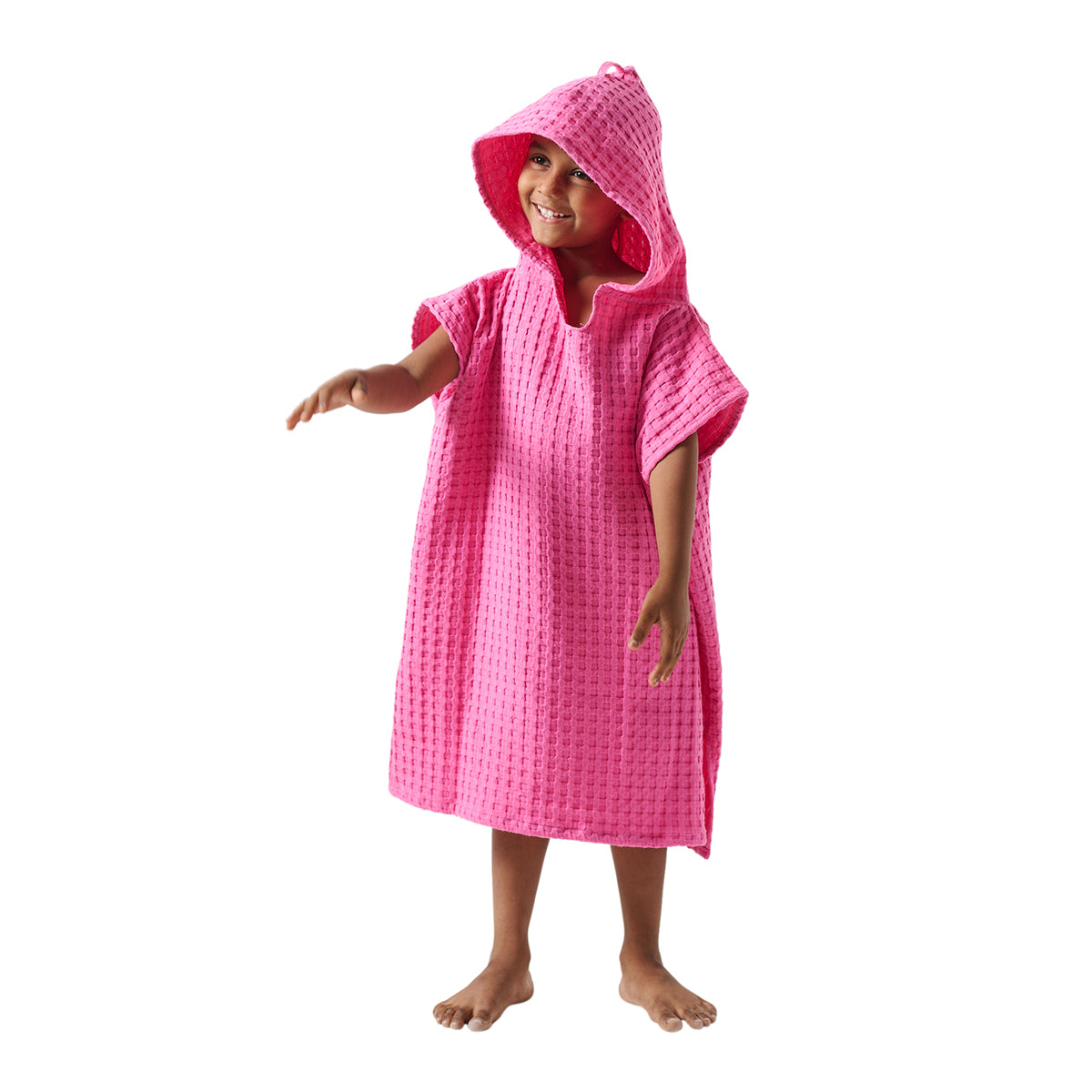 Kids Bath Towel | Poncho Style | Pink