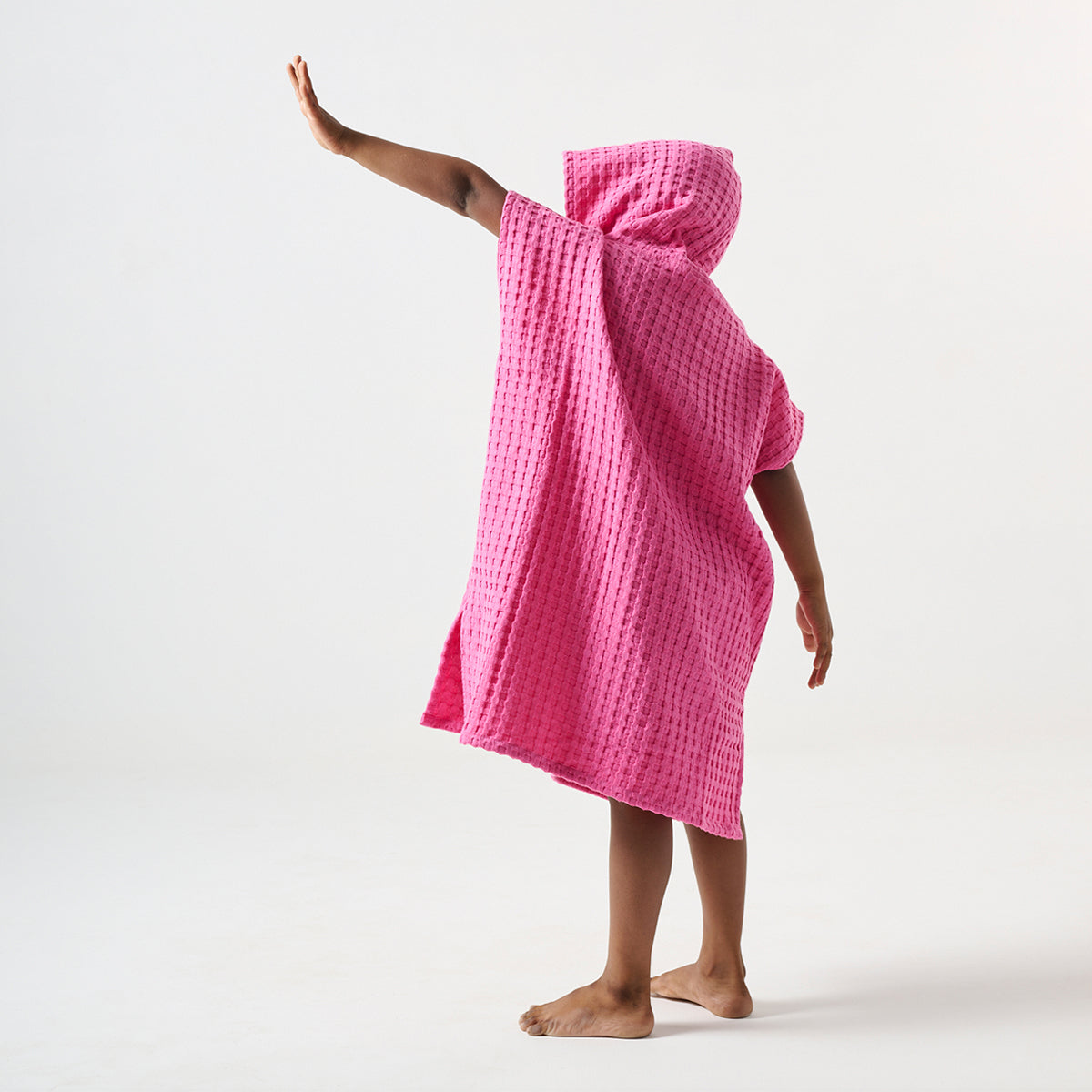 Kids Bath Towel | Poncho Style | Pink