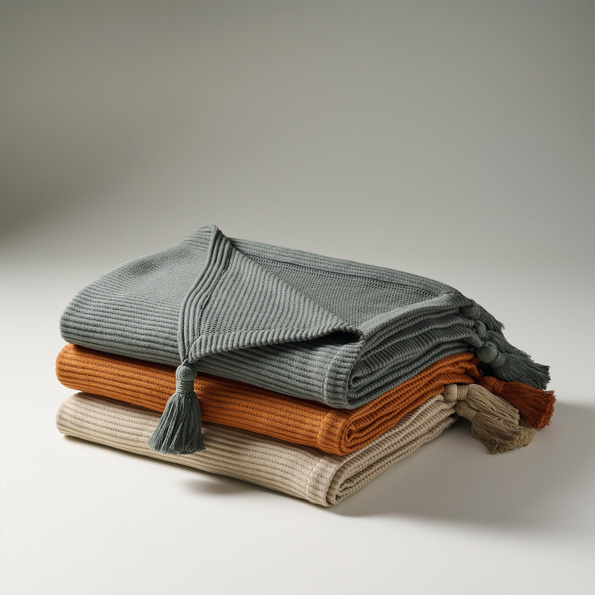 Corn Row | Cotton Bamboo | Cord Rib | Throw