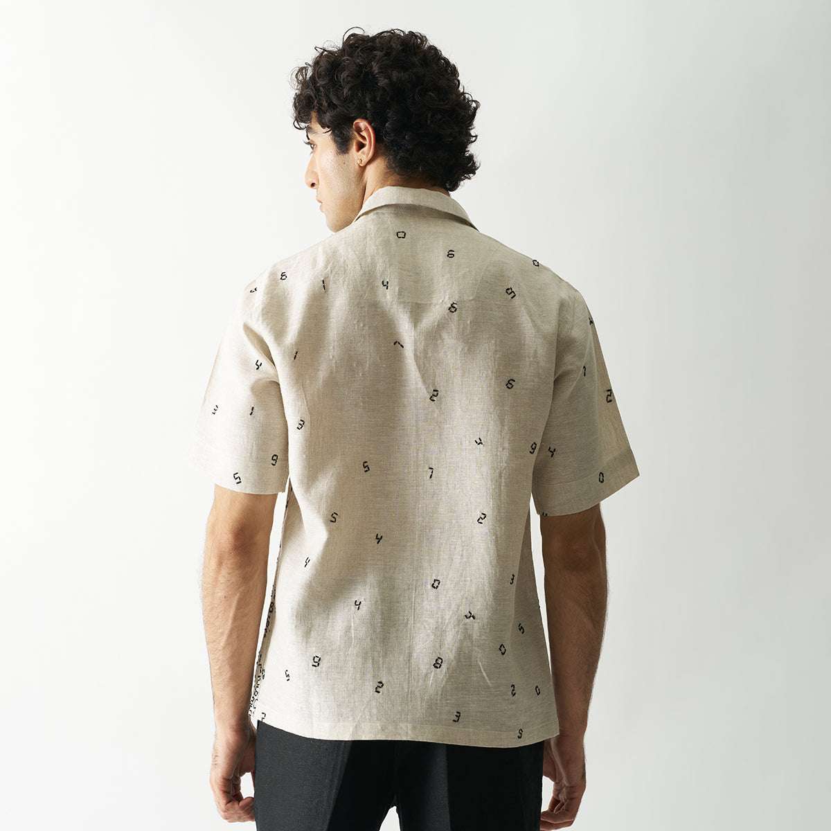 Numeric Linen Shirt