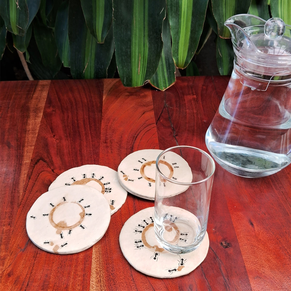 Coffee Stained Ant Coaster