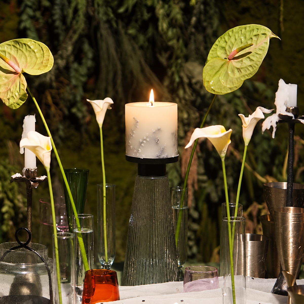 Lumen Candle Holder Big - Clear